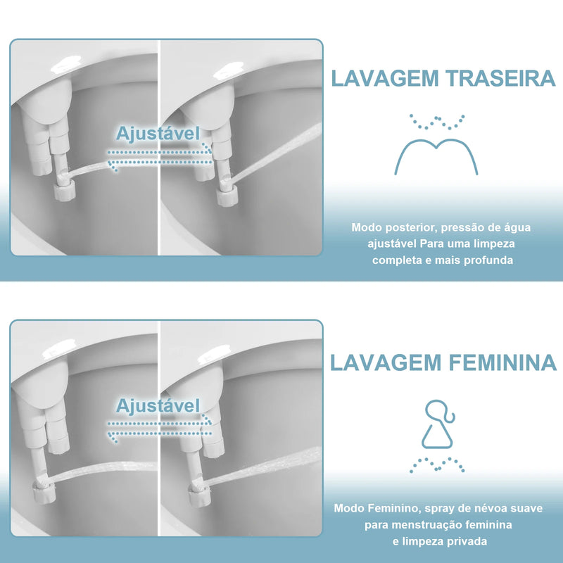 Bidê Minimalista para Vaso Sanitário
