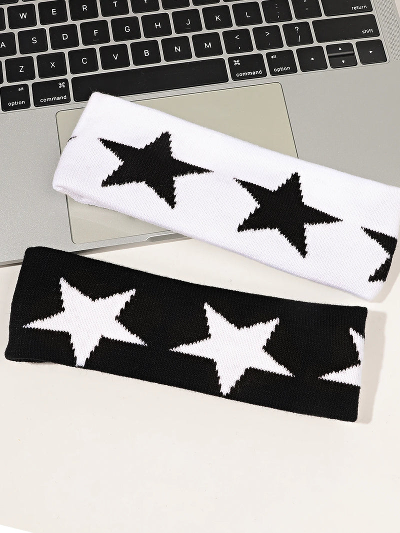 Faixas de cabeça stars algodão
