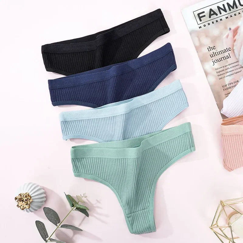 Calcinha Feminina G-Strings Listradas