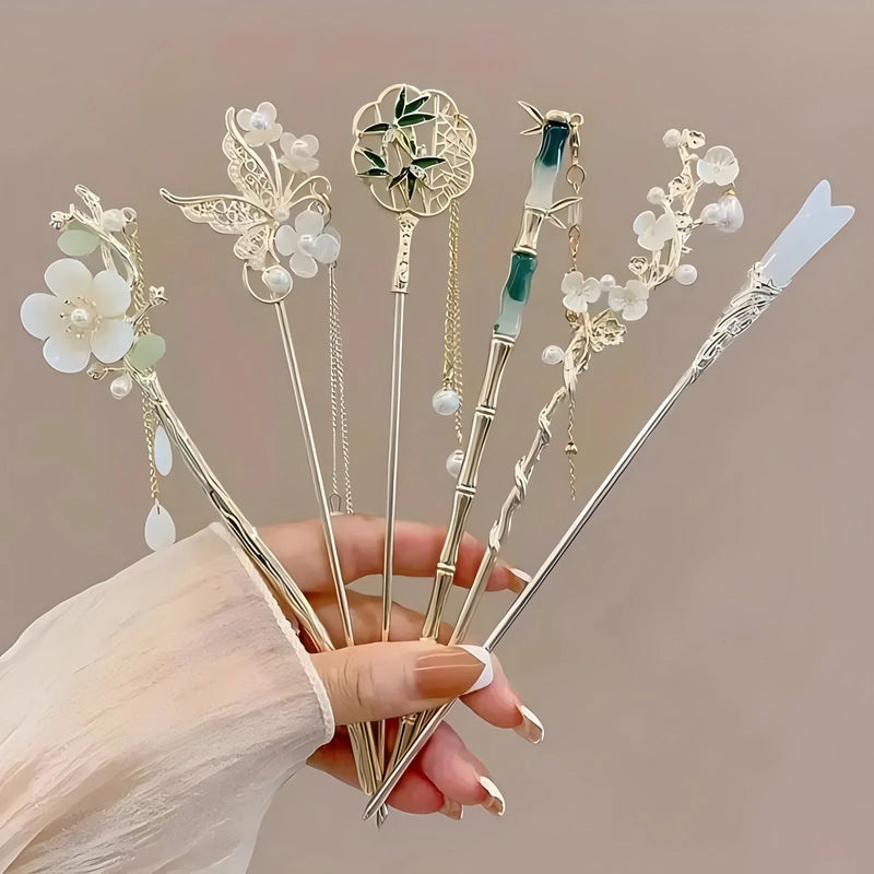 Alfinete de cabelo estilo chinês