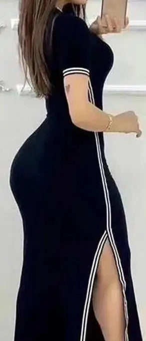 Vestido Feminino Fenda Alta