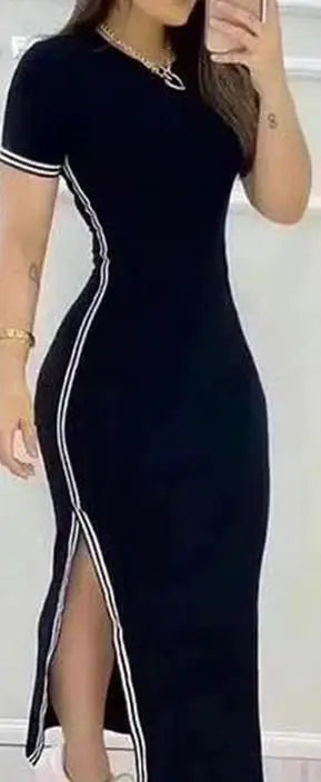 Vestido Feminino Fenda Alta