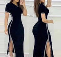 Vestido Feminino Fenda Alta