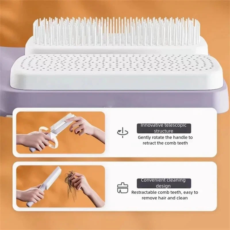 Escova de Cabelo Retrátil